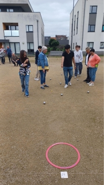 Une équipe en pleine action